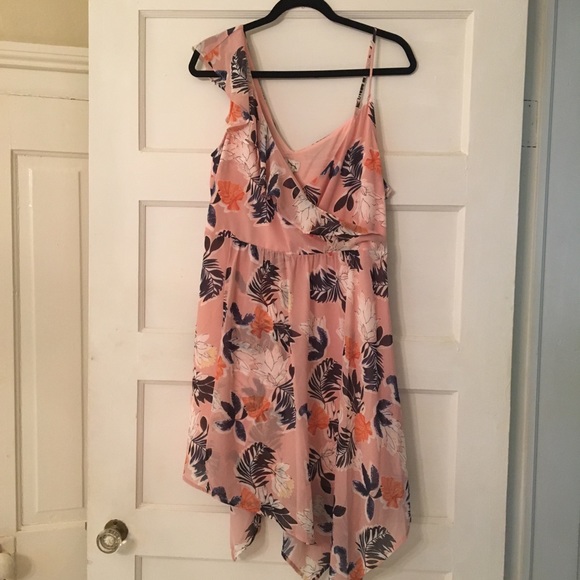 A New Day - Floral Print Sleeveless Wrap Dress - Picture 3 of 8